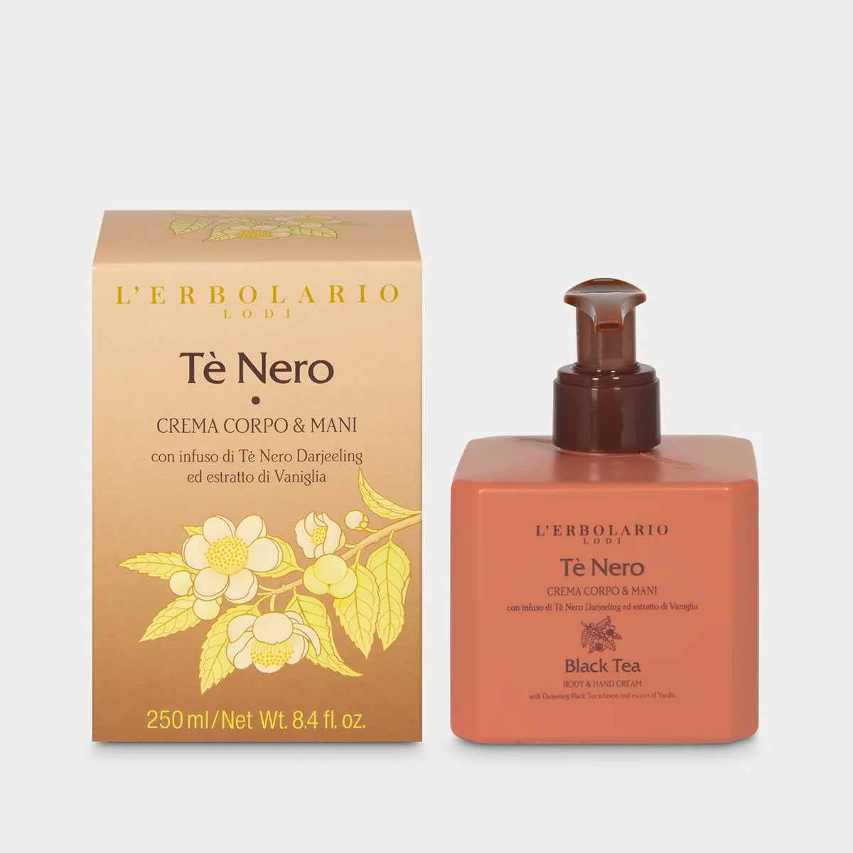 TE' NERO CREMA CORPO&MANI250ML