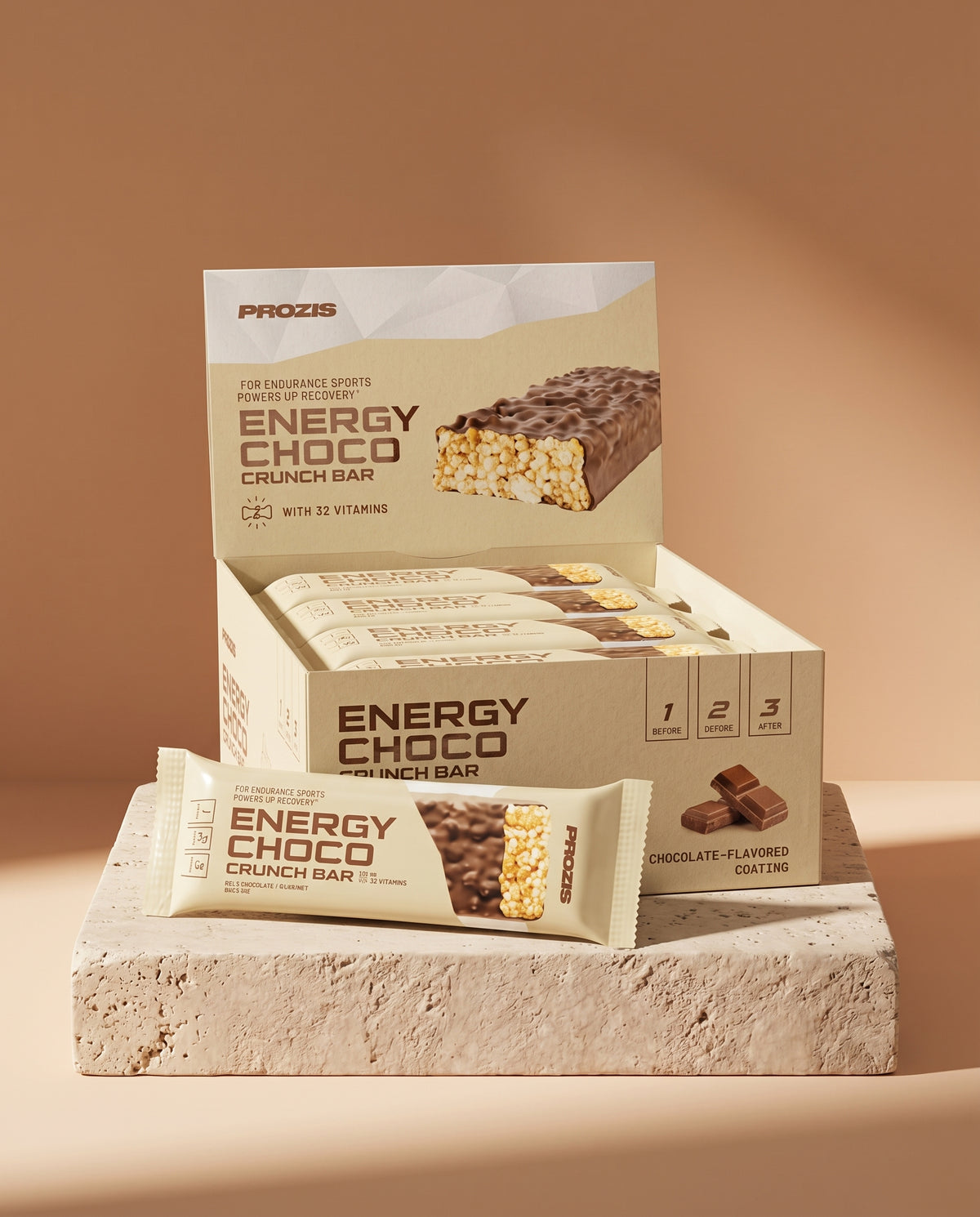 Energy Crunch Bar x12 Prozis - foto prodotto stile Ama Benessere