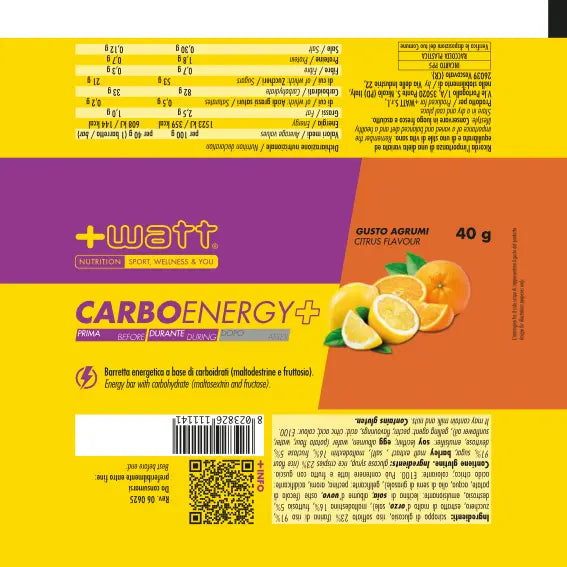 +Watt Carbo Energy+ - Agrumi