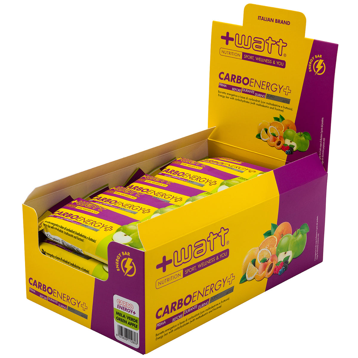 +Watt Carbo Energy+ - Mela verde