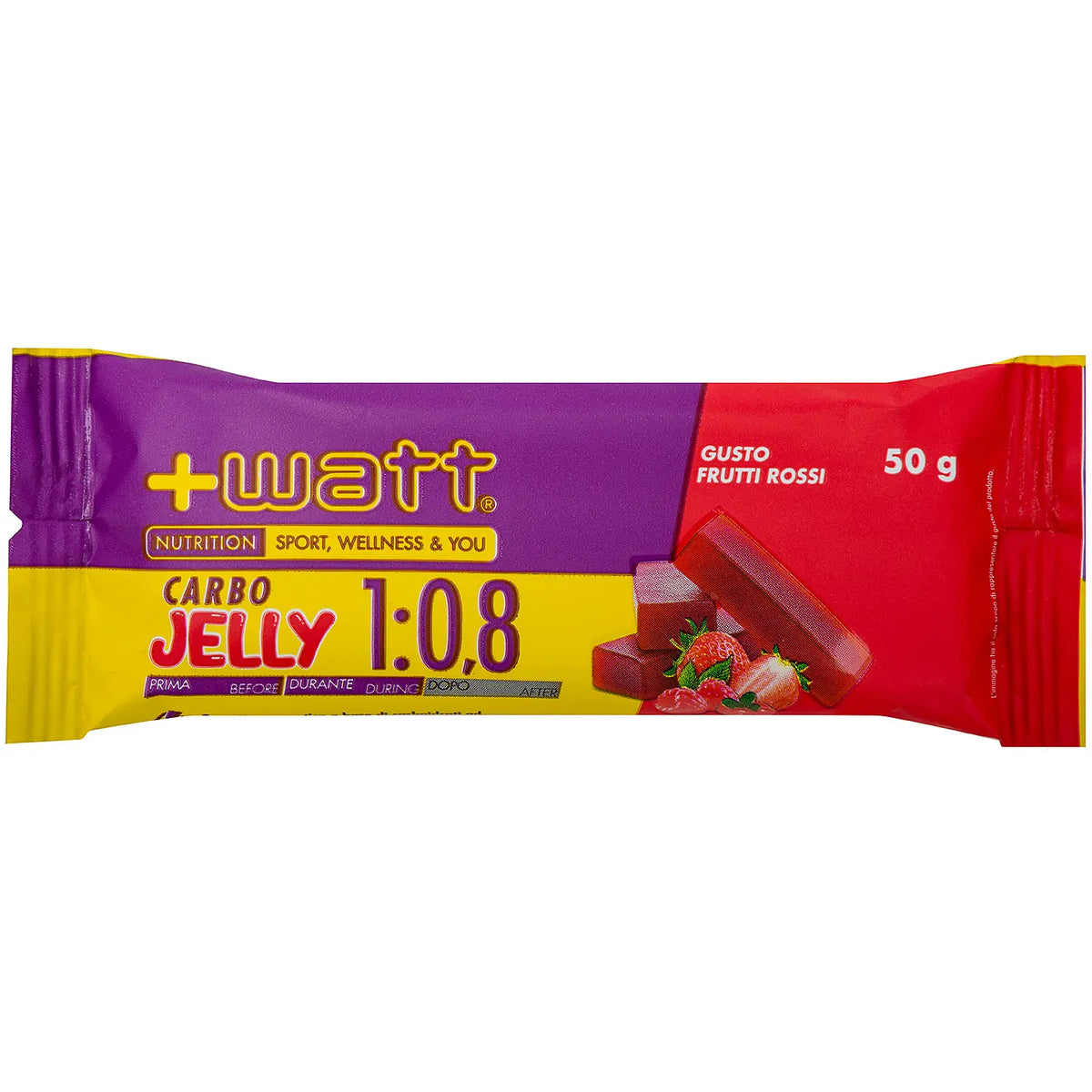 +Watt Carbo Jelly 1:0,8 - Frutti rossi