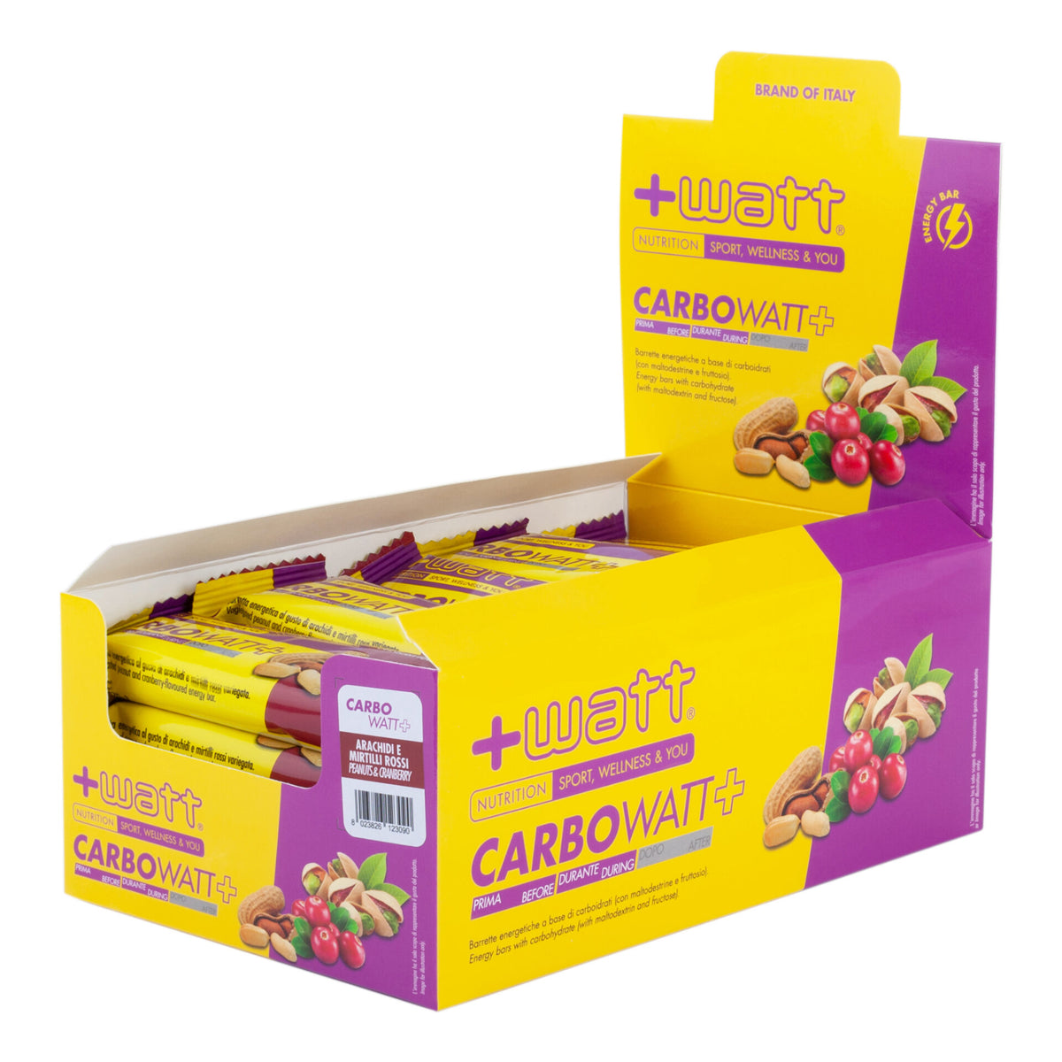 +Watt Carbowatt+ - Arachidi e mirtilli rossi