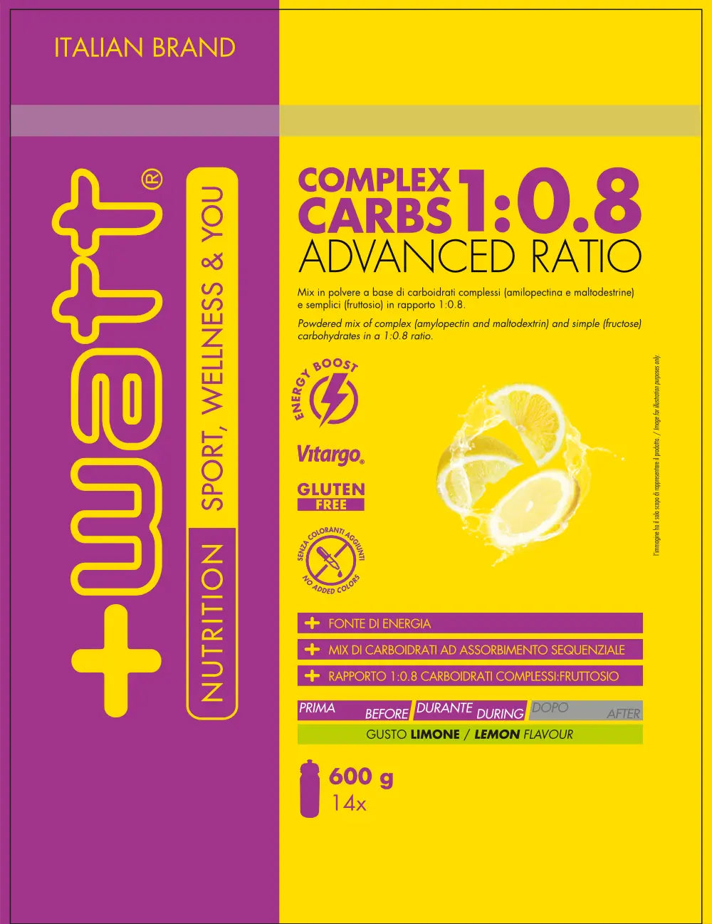 +Watt Complex Carbs Advanced Ratio 1:0,8