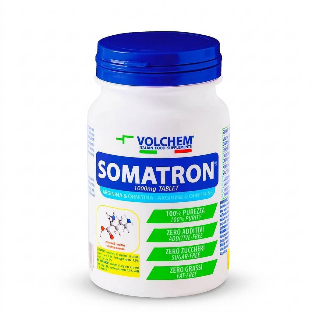 SOMATRON® 120 cpr da 1000mg L-ARGININA e L-ORNITINA