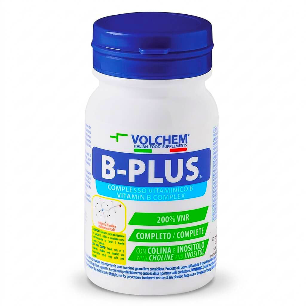 B-PLUS® 60 cpr da 1100mg COMPLESSO VITAMINICO B + COLINA e INOSITOLO