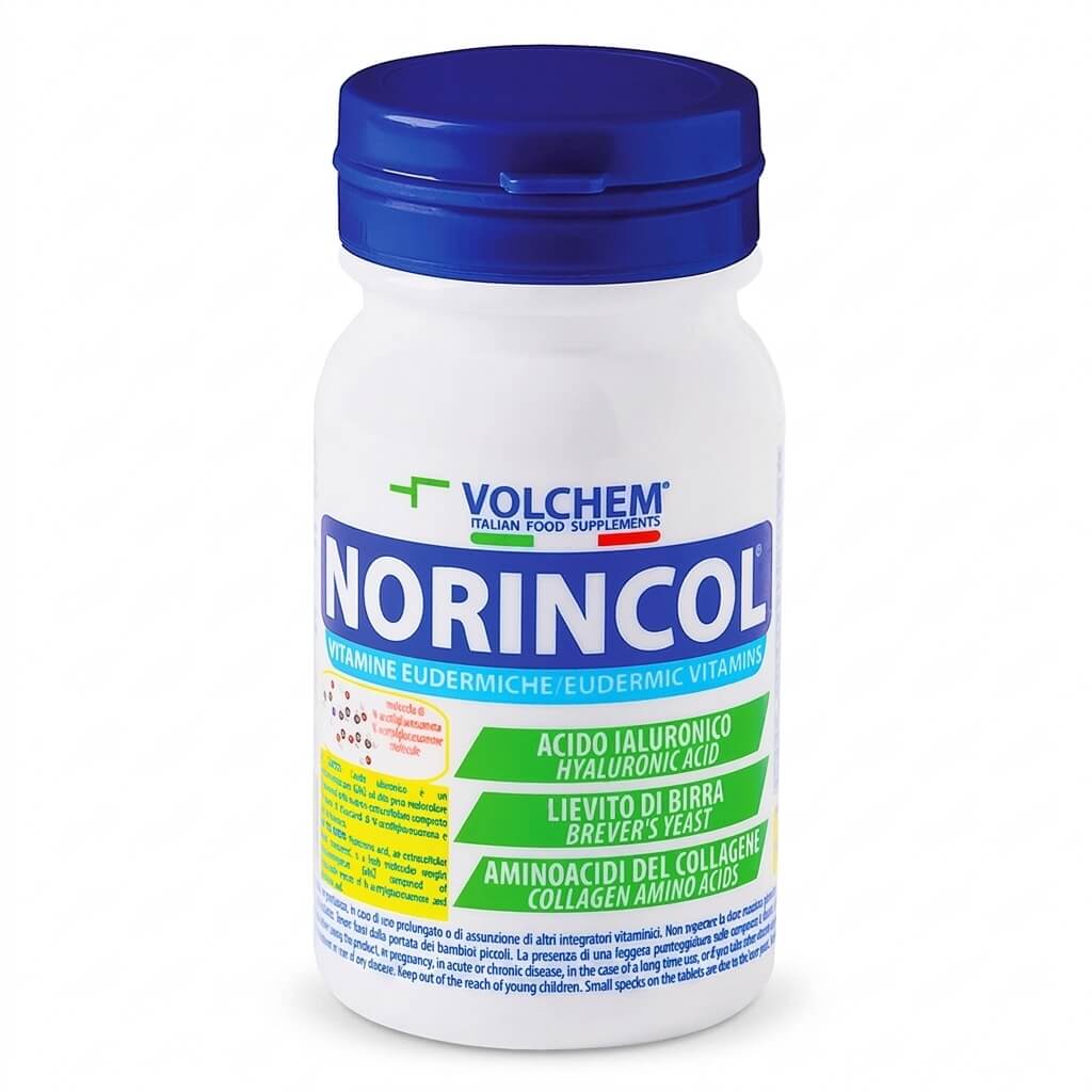 NORINCOL® 80 cpr da 1100mg VITAMINE, ACIDO IALURONICO e AMINOACIDI del COLLAGENE