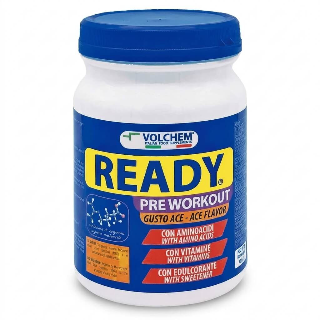 READY® 420g PRE-WORKOUT (pre-allenamento) - Gusto: Ace