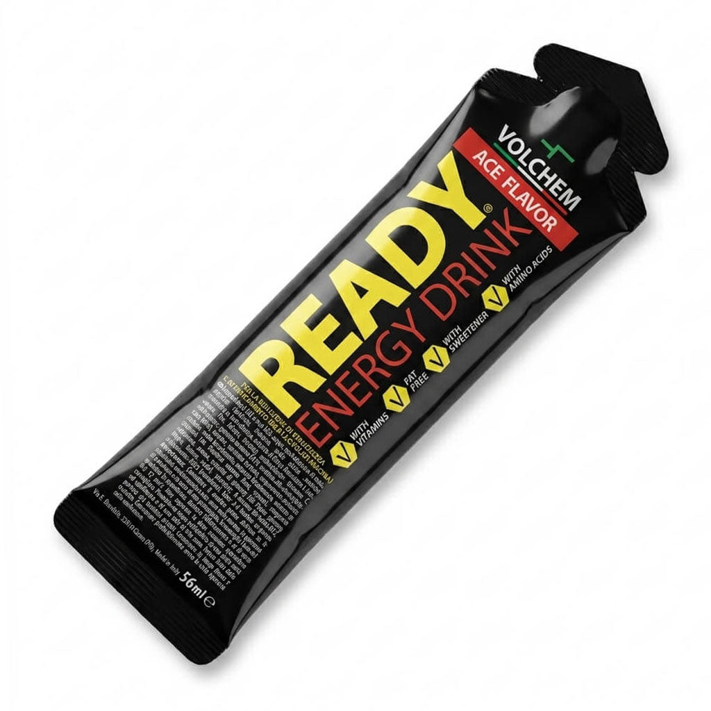 READY® 56ml 24 buste da 56 ml ENERGY DRINK / PRE-WORKOUT (pre-allenamento) - Gusto: Ace