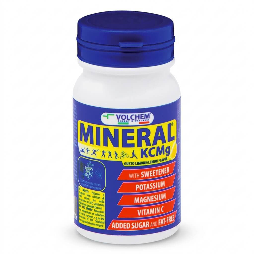 MINERAL® KCMg 24 cpr da 3000mg SALI MINERALI e VITAMINA C - Gusto: Limone