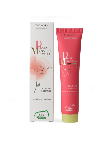 ROSA MOSQUETA SCRUB VISO EUDERMICO