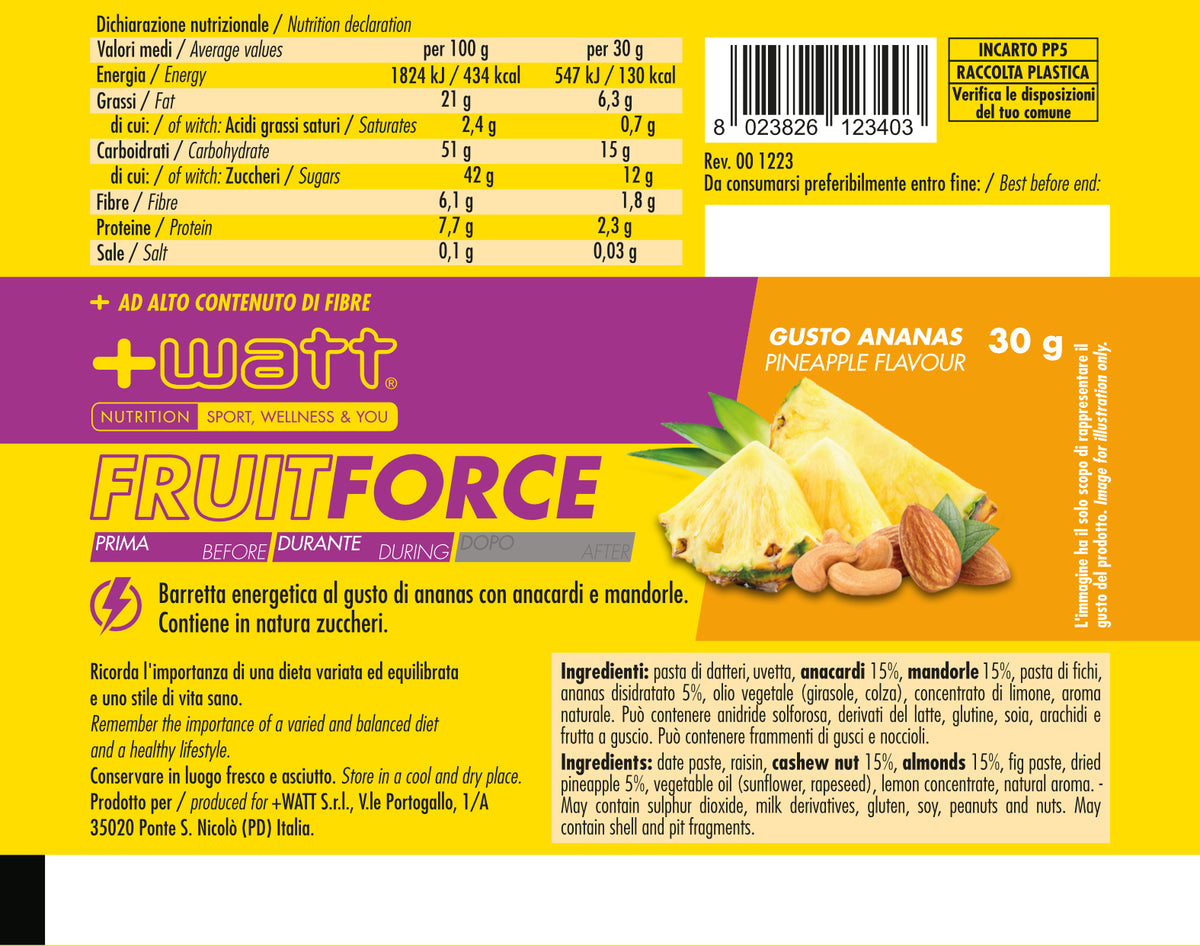 +Watt Fruit Force - Ananas
