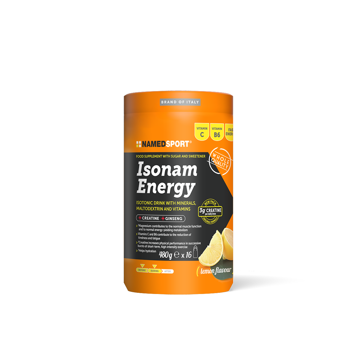 NAMEDSPORT Isonam Energy 3g Creatine Lemon 480g