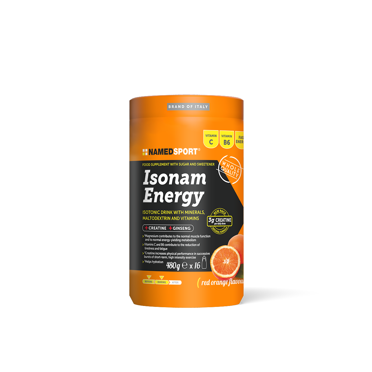 NAMEDSPORT Isonam Energy 3g Creatine Red Orange 480g