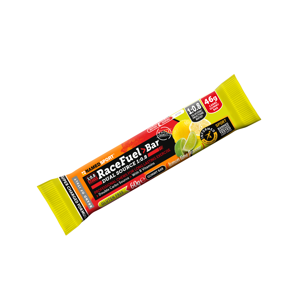 NAMEDSPORT Race Fuel Bar Lemon Lime