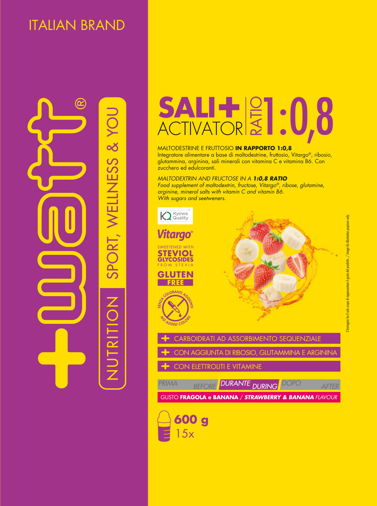 +Watt Sali+ Activator - Fragola e banana