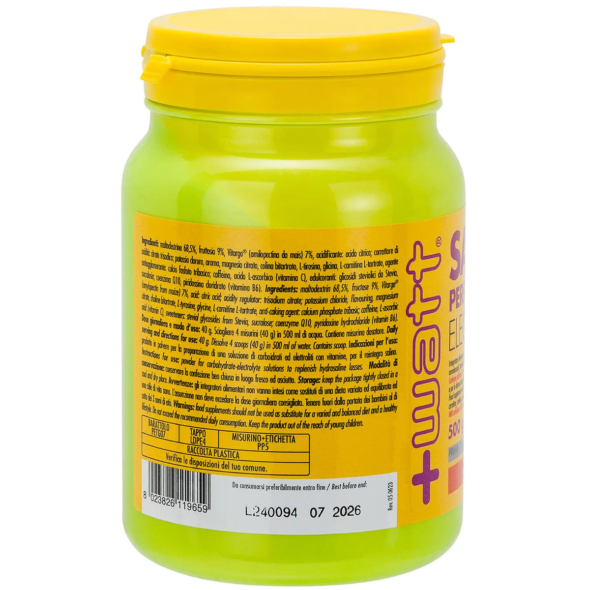 +Watt Sali+ Performance Electrolyte - Arancia