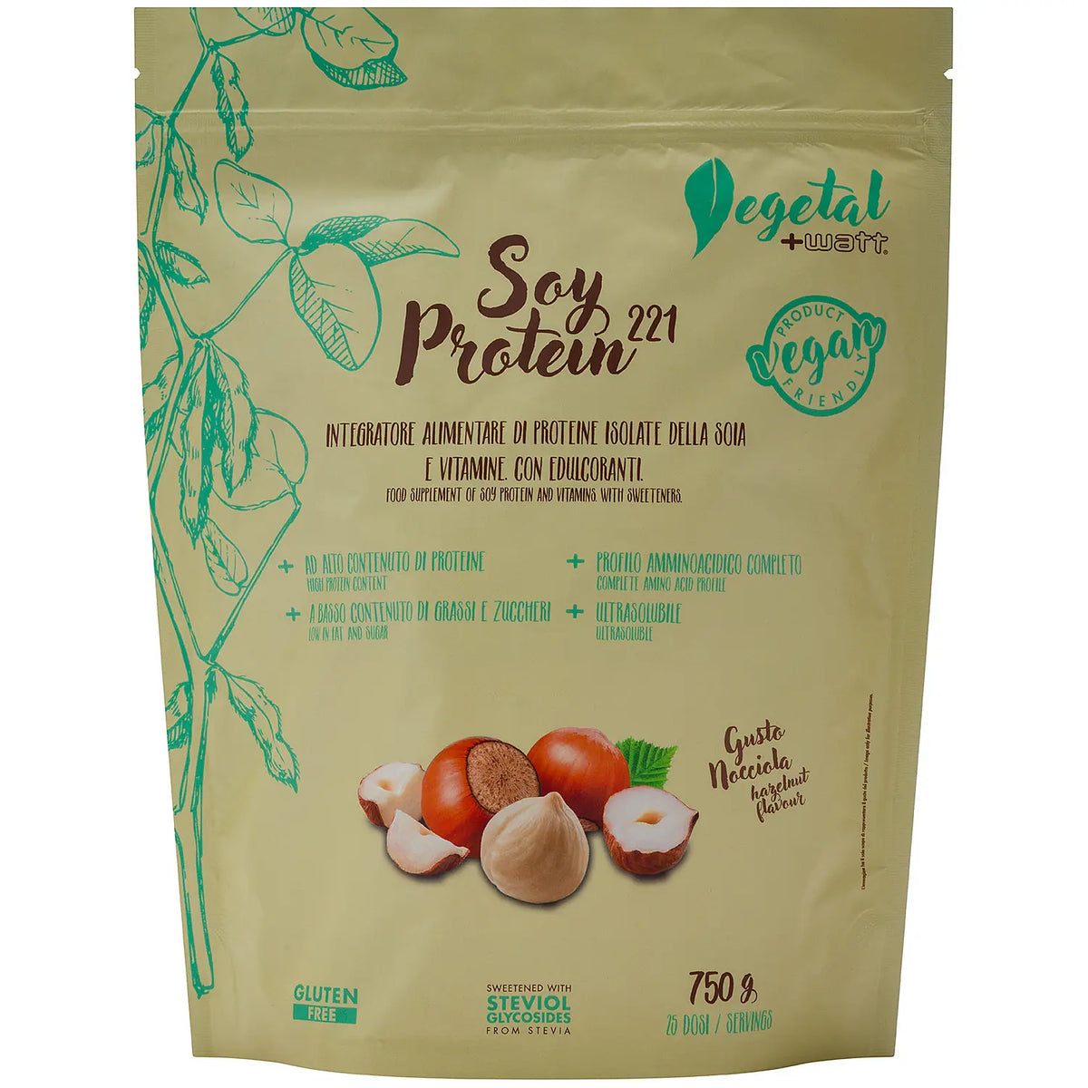 Soy Protein 221 gusto Nocciola