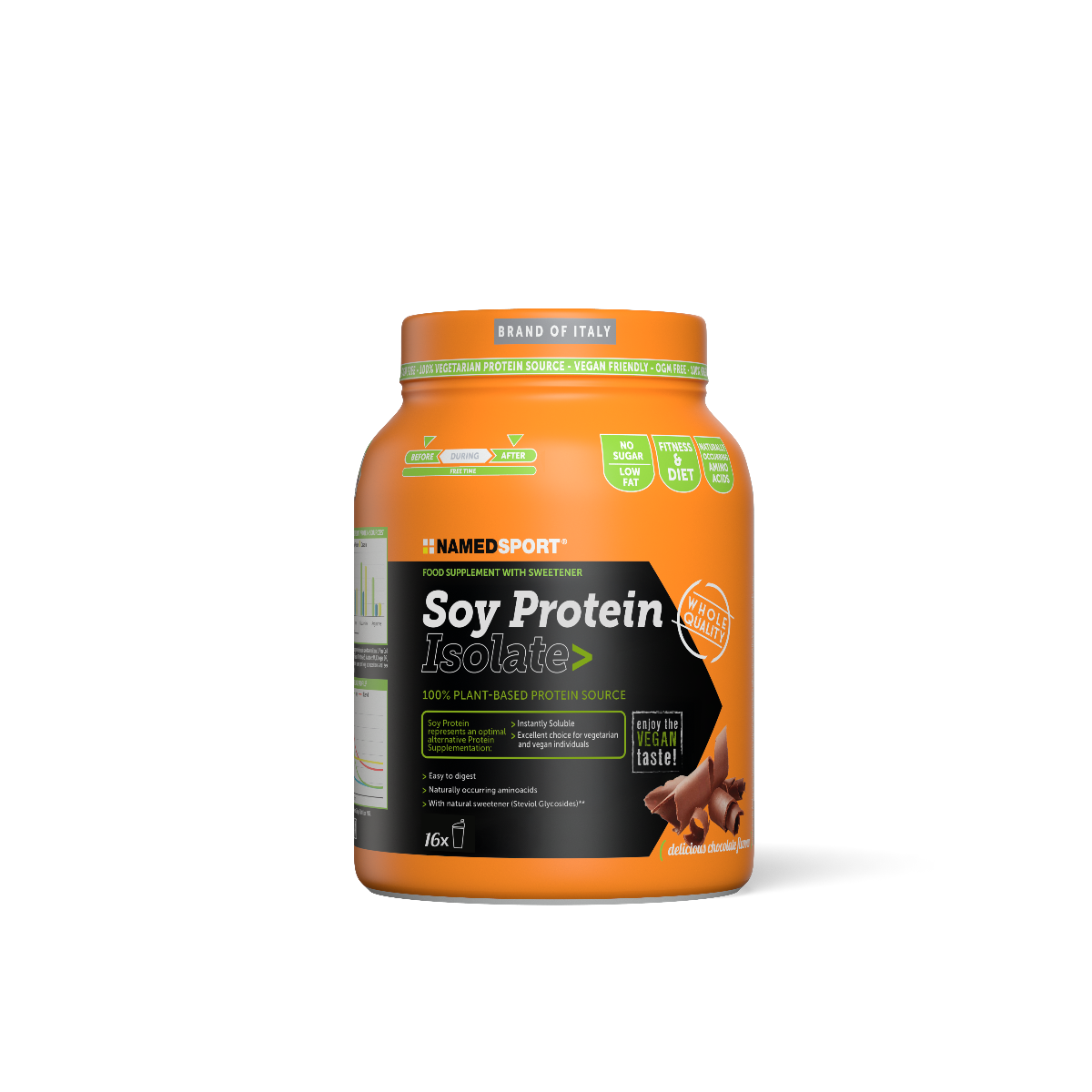 NAMEDSPORT Soy Protein Isolate Delicious Chocolate 500g