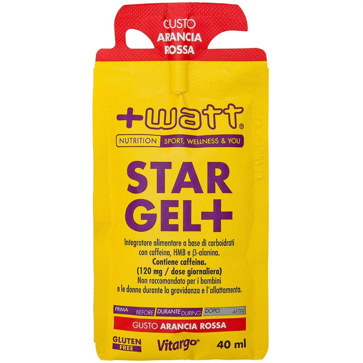+Watt Star Gel+ - Arancia rossa