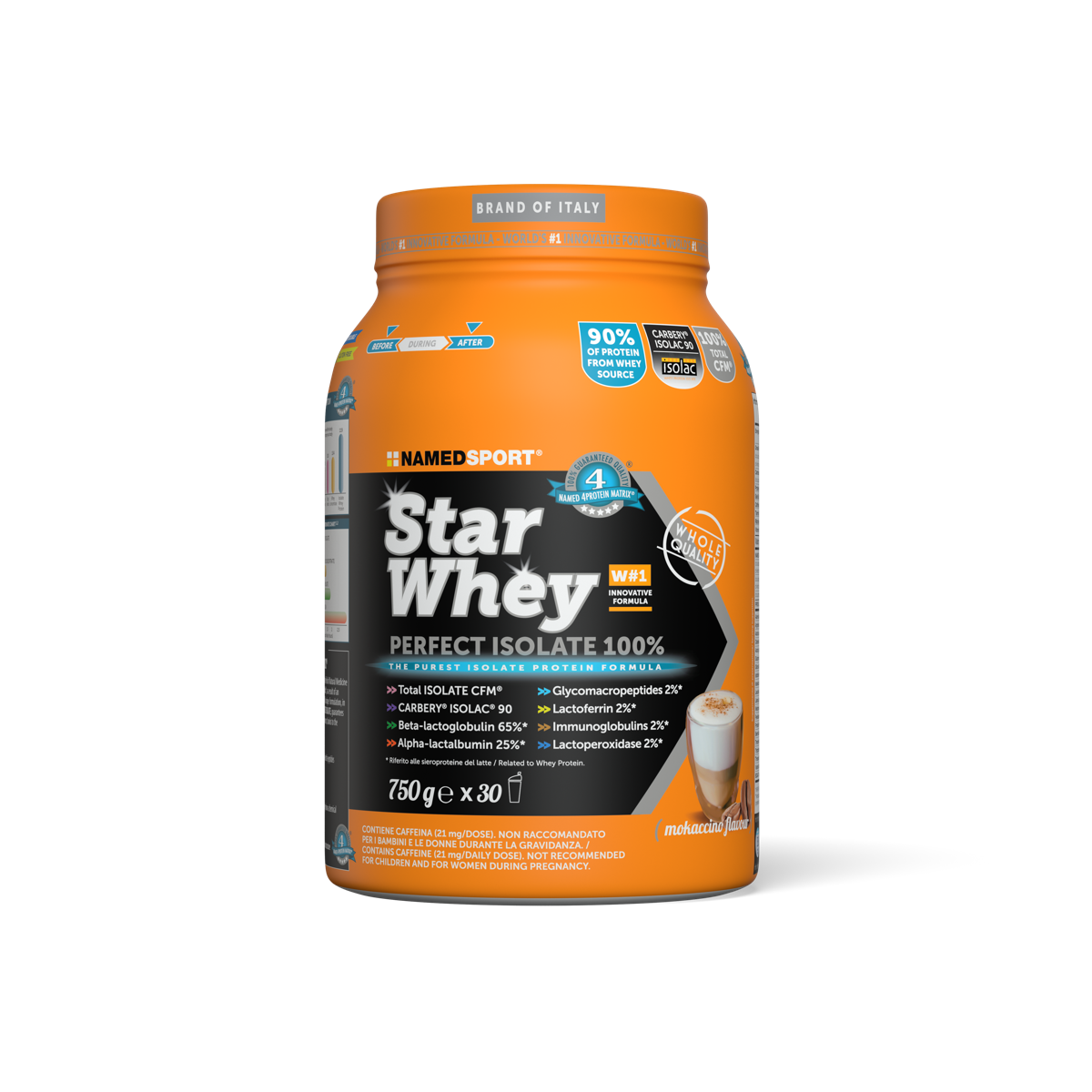 NAMEDSPORT Star Whey 100% Isolate Mokaccino 750g