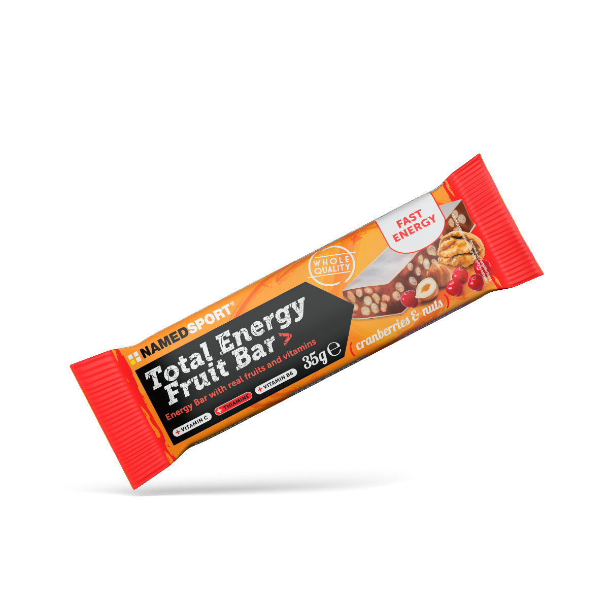NAMEDSPORT Total Energy Fruit Bar Cranberry & Nuts