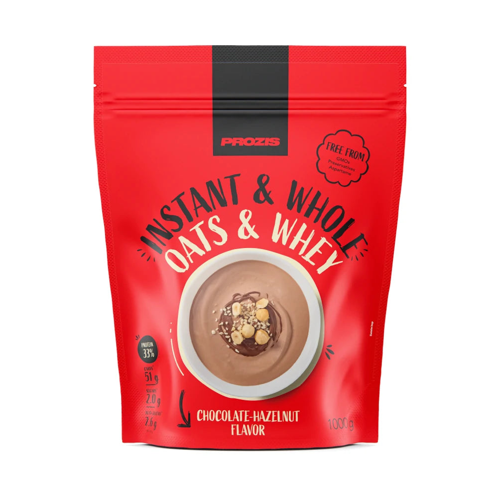 Avena Integrale Istantanea e Whey - Cioccolato e nocciola