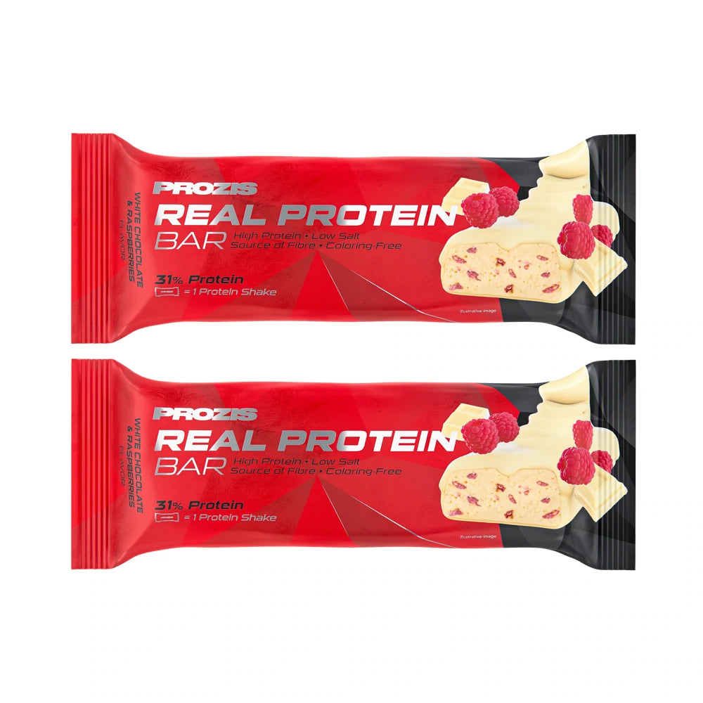 Real Protein Bar - Cioccolato bianco e lampone