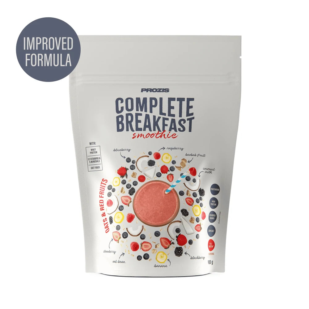 Complete Breakfast Smoothie - Avena e frutti rossi