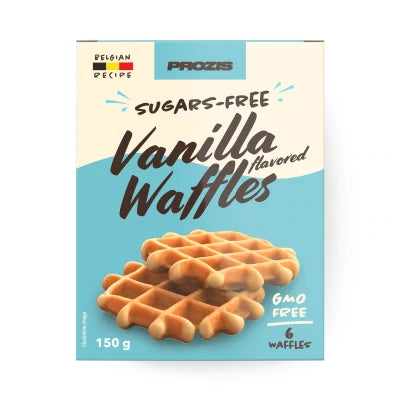 Waffle senza zuccheri (6 pz) - Gusto vaniglia