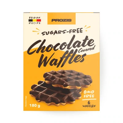Waffle senza zuccheri (6 pz.) - Copertura di cioccolato