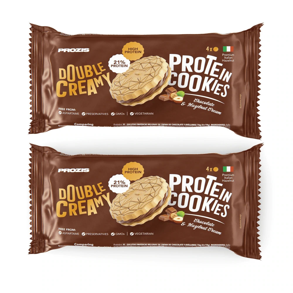 Double Creamy Protein Cookies - Cioccolato e Nocciola