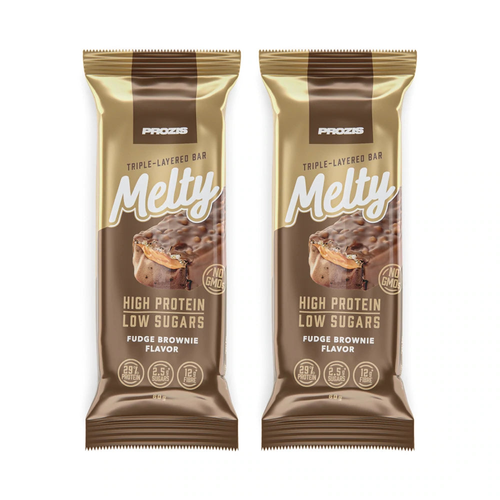 Melty - Barretta Proteica con Pochi Zuccheri - Fudge Brownie