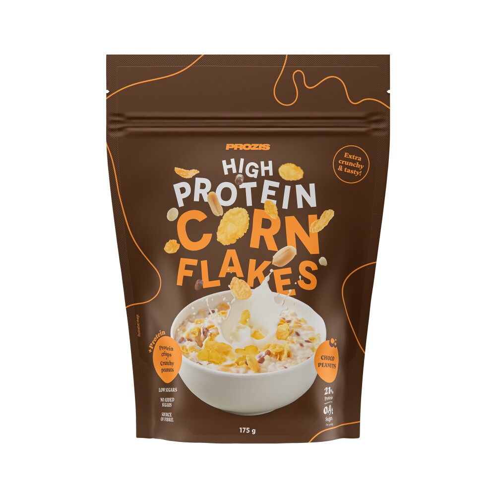 Corn Flakes Proteici - Cioccolato e Arachidi