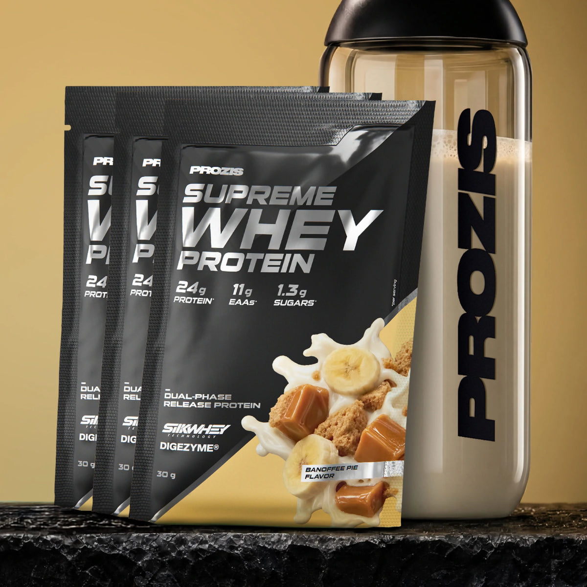 Supreme Whey Protein 3 x 30 g - Torta Banoffee