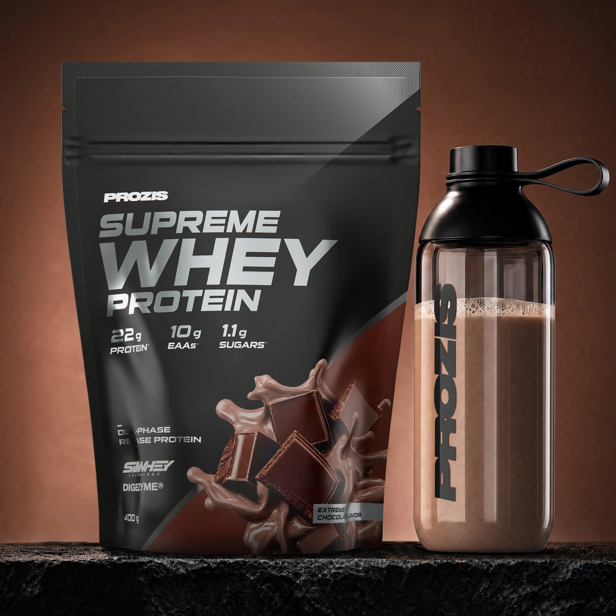 Supreme Whey Protein 400 g - Cioccolato al Latte