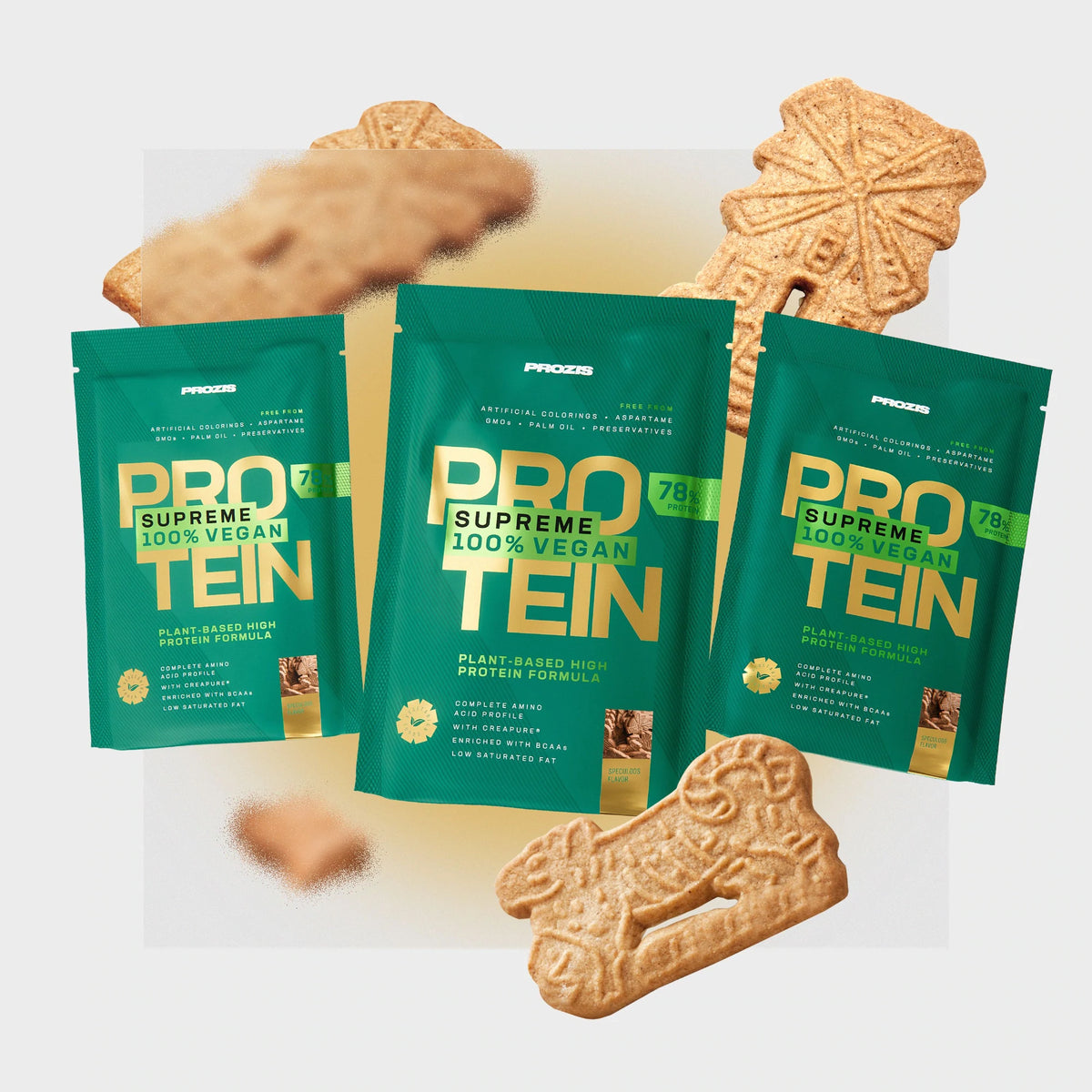 Supreme 100% Vegan Protein 3 x 25 g - Speculoos