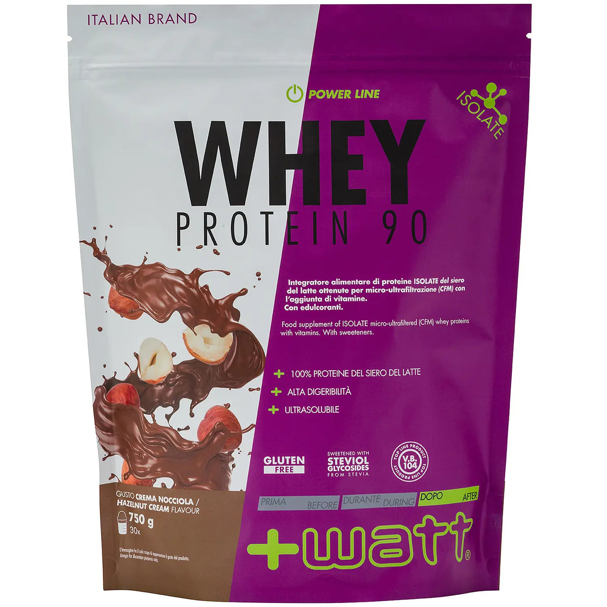 Whey Protein 90 - Crema nocciola