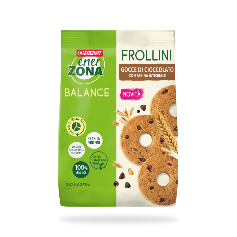 FROLLINO INTEGRALE CON GOCCE DI CIOCCOLATO