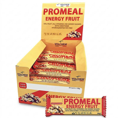 PROMEAL® ENERGY FRUIT sc.25 BARRETTE da 38g Gusti: Nuts/Fruit/Muesli