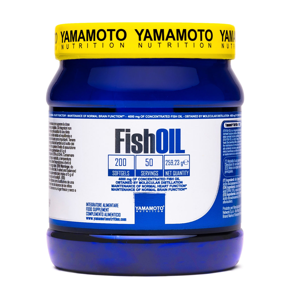 Yamamoto Fish OIL Molecular distillation 200 softgel