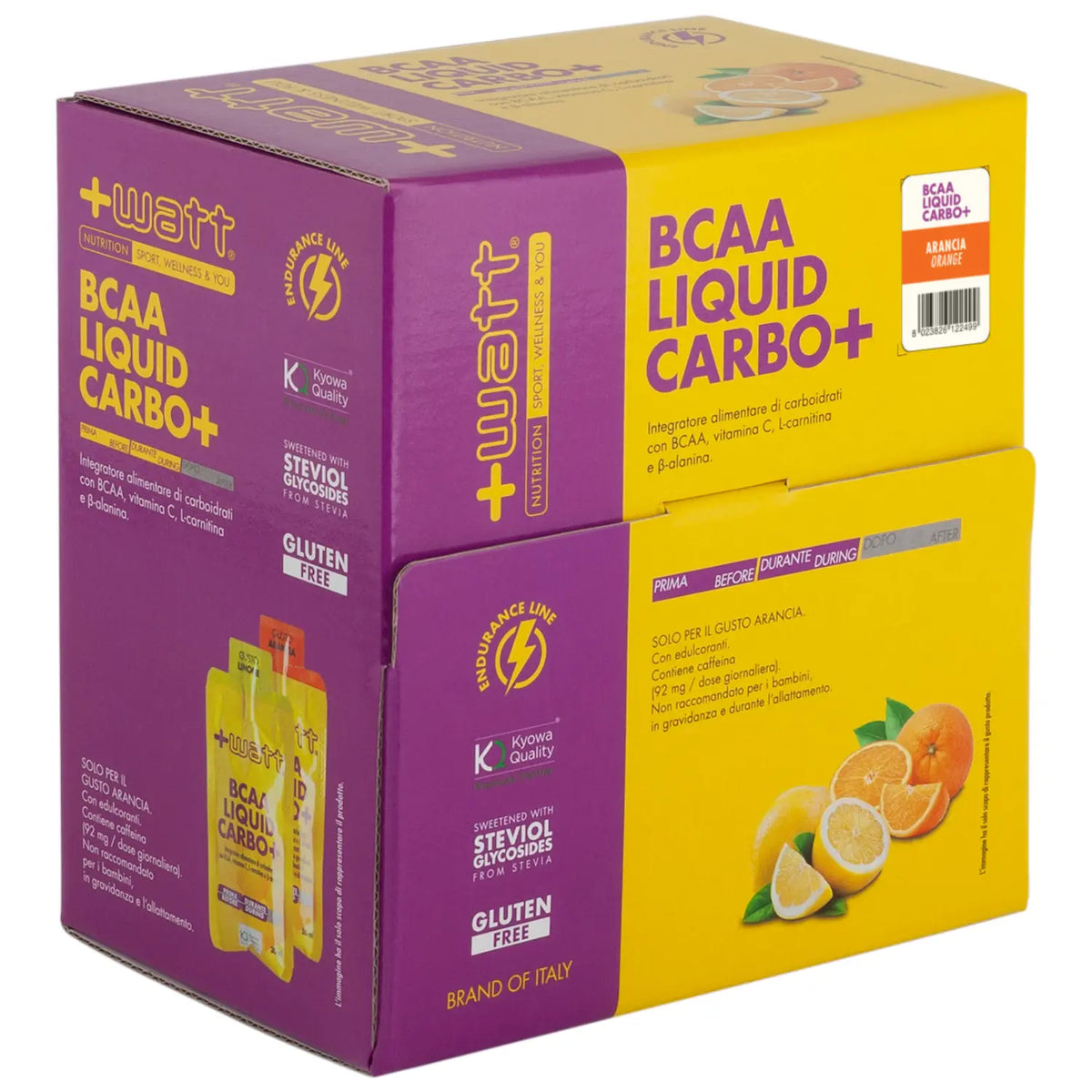 +Watt BCAA Liquid Carbo+ - Arancia