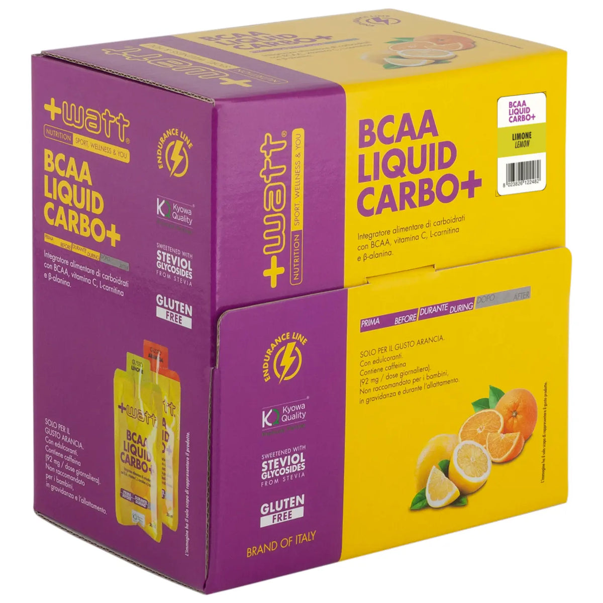+Watt BCAA Liquid Carbo+ - Limone