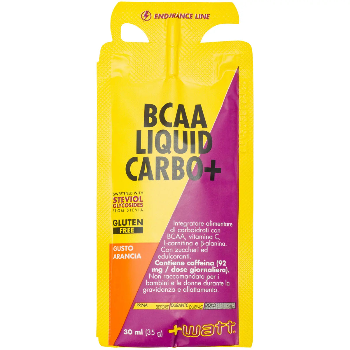 +Watt BCAA Liquid Carbo+ - Arancia