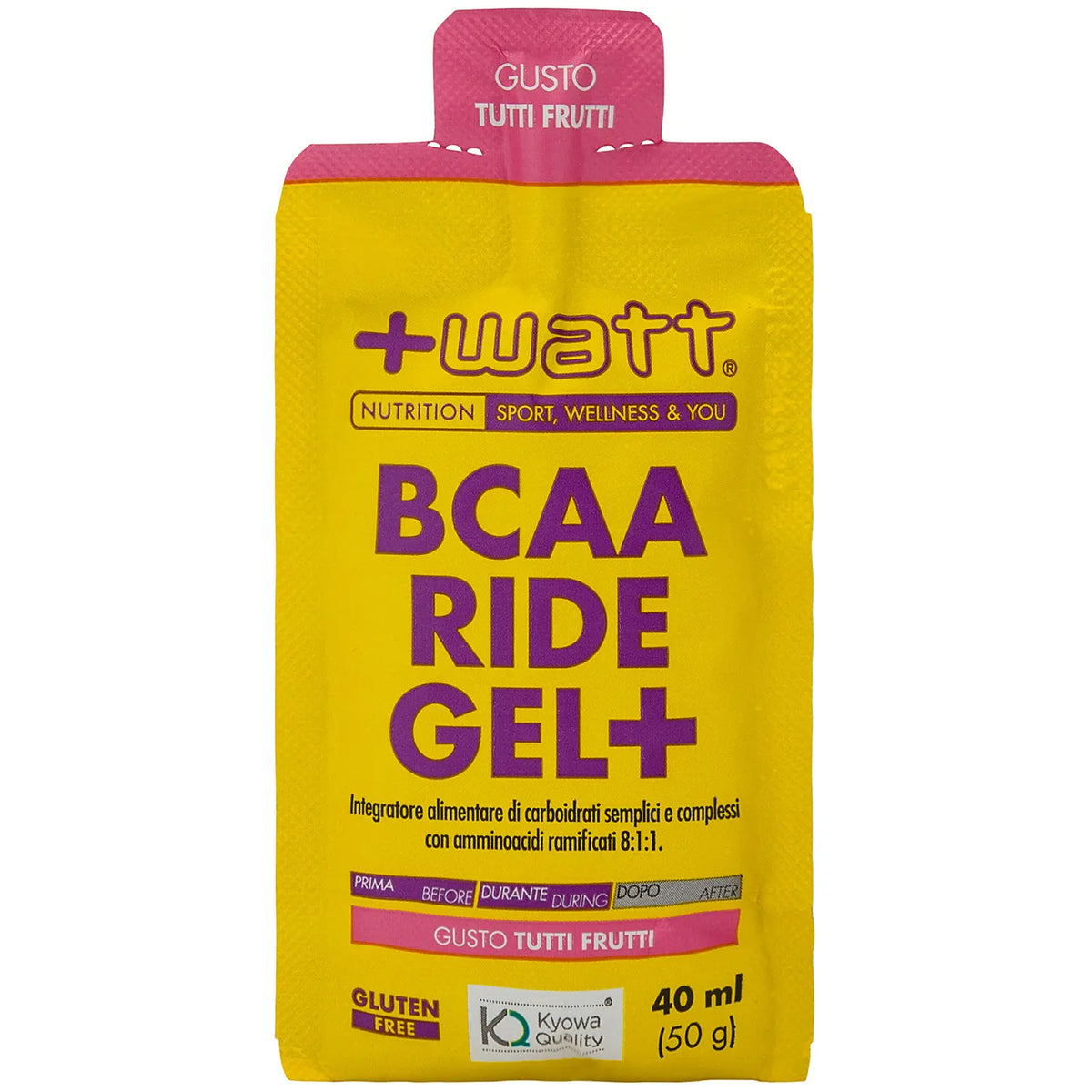 +Watt BCAA Ride Gel+ - Tutti i frutti