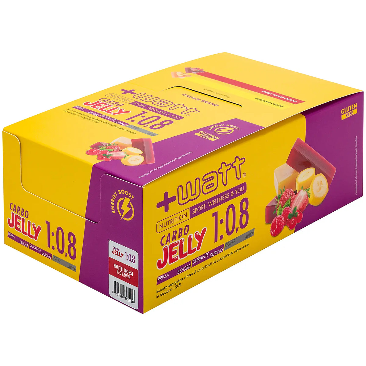 +Watt Carbo Jelly 1:0,8 - Frutti rossi