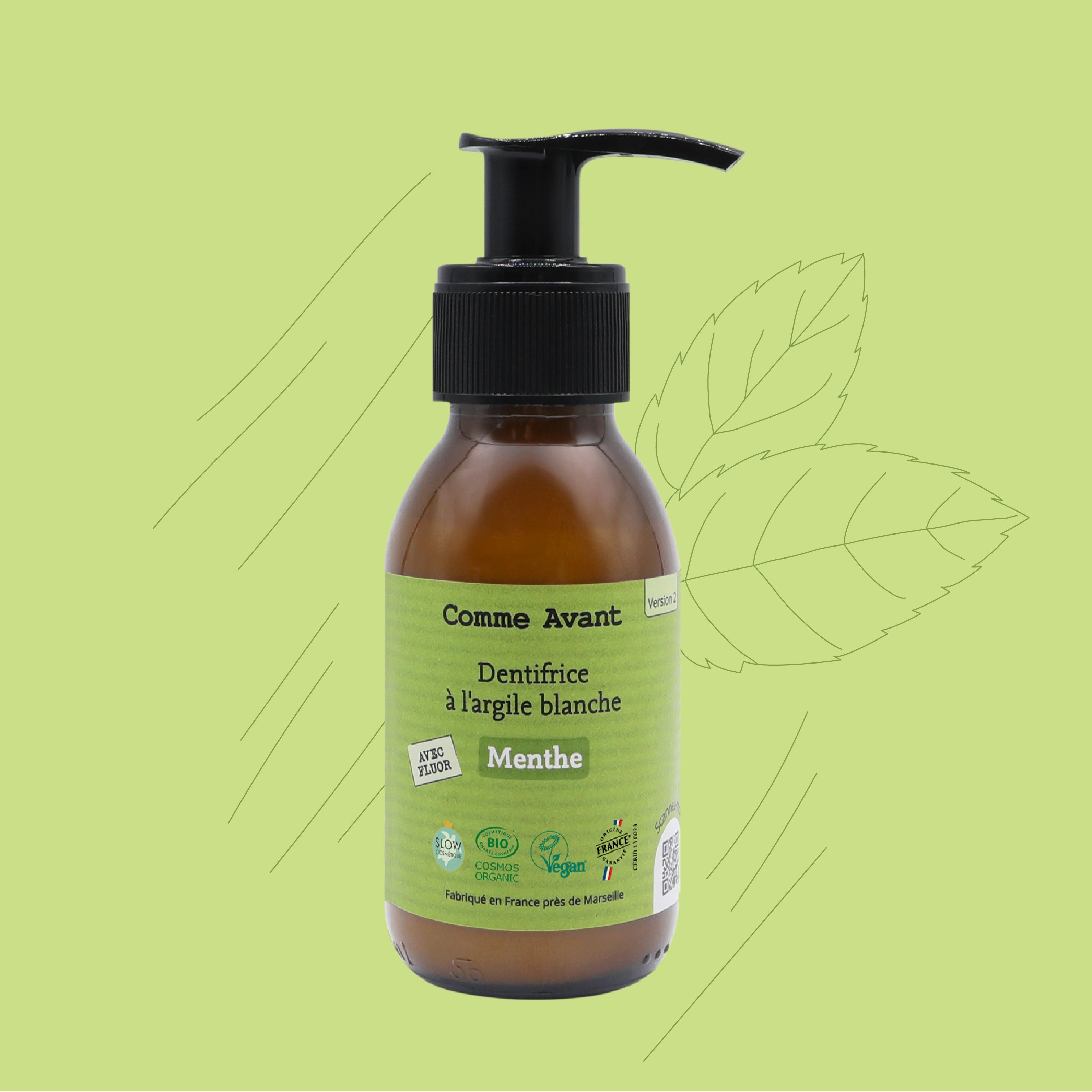 Dentifricio all'Argilla Bianca gusto Papavero - Comme Avant 90ml