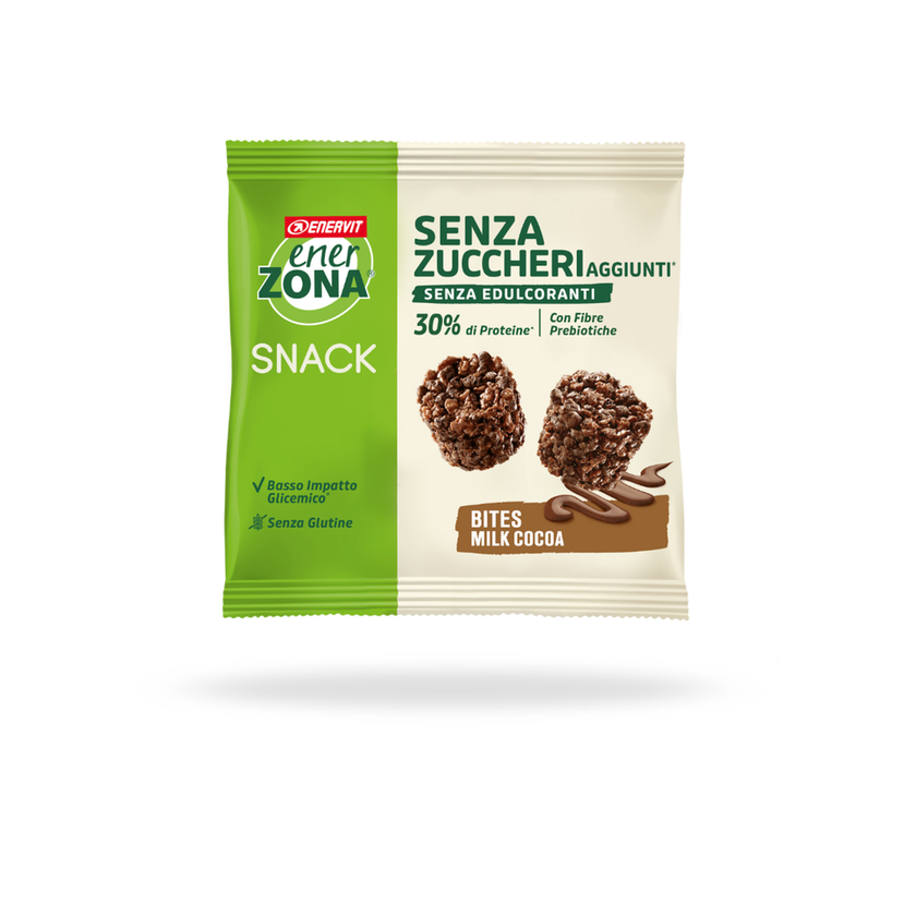 SNACK DI SOIA CON COPERTURA AL CACAO CON LATTE