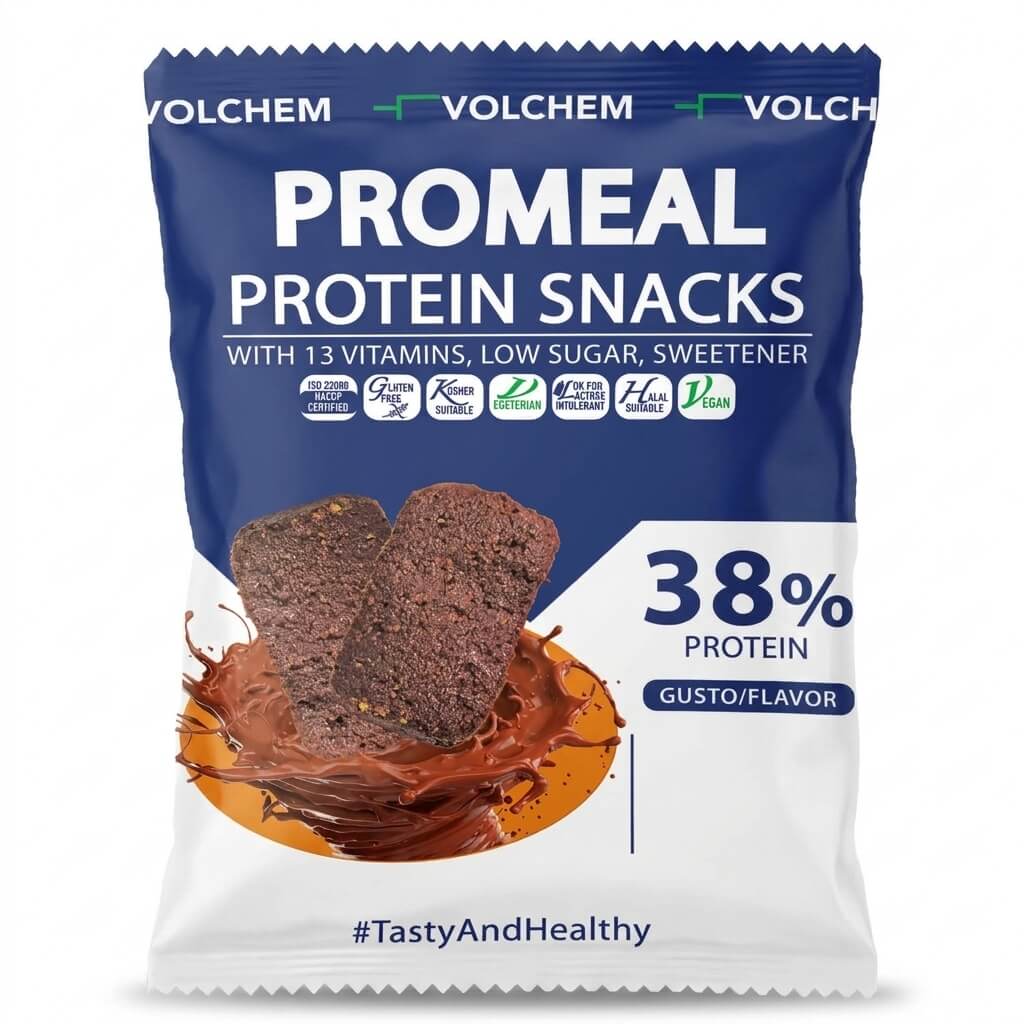 PROMEAL® PROTEIN SNACKS 38% sc.16 BUSTE da 37,5g Gusti: Cacao/Nocciola/Caffè/Amaretto/Cookie/White Chocolate/Cocco/Pistacchio