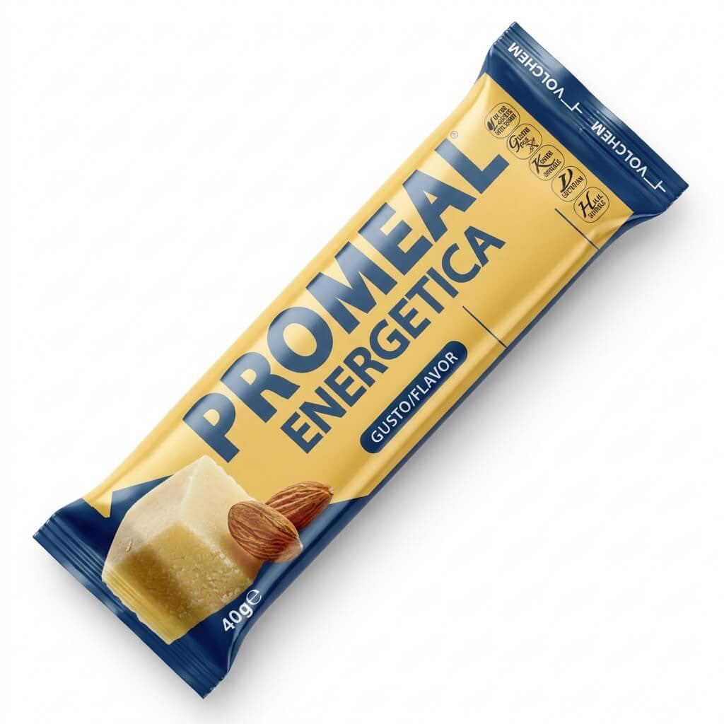 PROMEAL® ENERGETICA sc.25 BARRETTE da 40g Gusti: Mandorla/Cacao/Arancia/Frutti di bosco