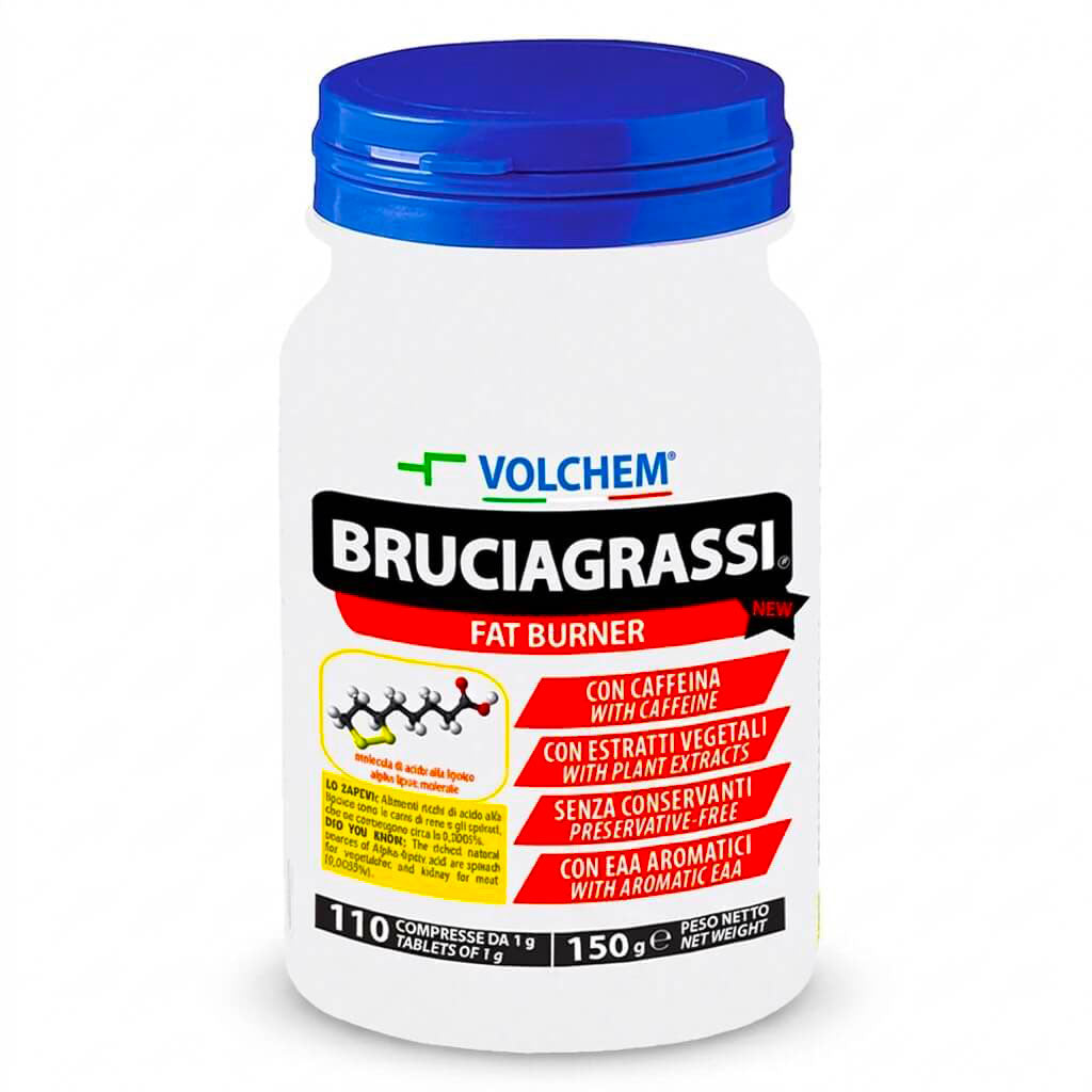 BRUCIAGRASSI® 110 cpr da 1000mg FAT BURNER PER LA REGOLAZIONE DEL PESO E DEL METABOLISMO ENERGETICO